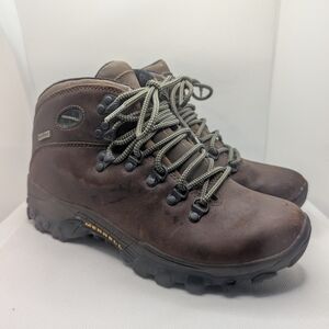 Merrell Summit II Waterproof Dark Brown Kids Performance Hiking Boots Youth 5